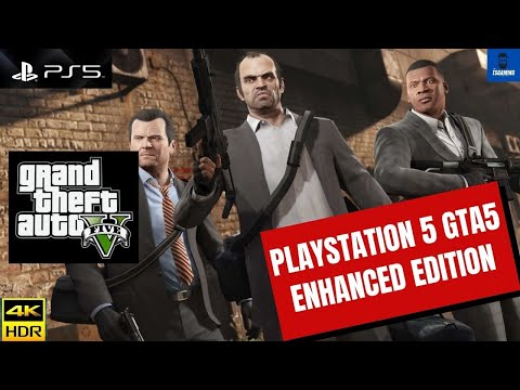 GTA 5 PS5 Expanded And Enhanced Gameplay Walkthrough Part 1 FULL GAME [4K 60FPS] - No Commentary