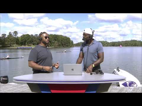 High Point Mayor Cyril Jefferson with Aquil Abdullah at the Lenny Peters Cup