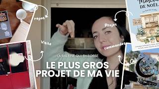 Le plus gros projet de ma vie ☀️ | Studio vlog
