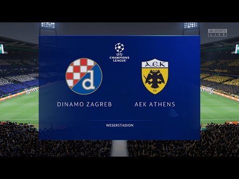 DINAMO ZAGREB vs AEK ATHENS I CHAMPIONS LEAGUE I 15.08.2023 I FIFA 23 I SIMULATION