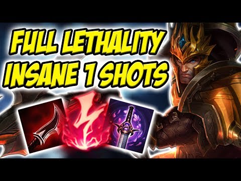 INSANE 1 SHOTS! FULL LETHALITY BUILD WITH JARVAN IV! THIS IS SO MUCH FUN TO PLAY - League of Legends