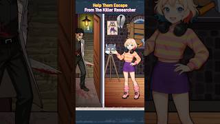 Brain Teaser - Meme Tricky level Help Them Escape From The Killer Researcher