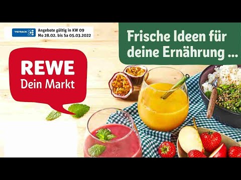 🛒 Rewe Katalog Prospekt 28. Februar bis 5. März 2022 - Neuigkeiten, Angebote Deutschland 🇩🇪