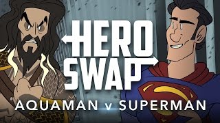 Download lagu Aquaman v Superman Hero Swap... mp3