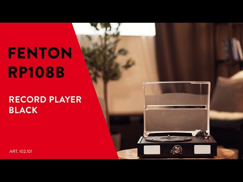 Fenton  RP108B Record Player Black image 9