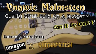 Video thumbnail for Yngwie Malmsteen Strat Build: Parts and Unboxing! by FULTON STREET BEATS