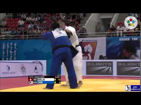 Judo 2014 Grand Prix Ulaanbaatar: Orlik (SUI) - Cho (KOR) [-100kg] bronze