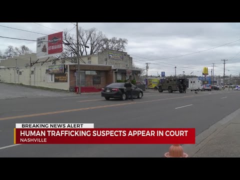 Human trafficking suspects appear in court