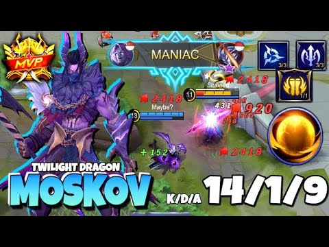 Mobile legend game..moskov New Tips Maniac.2020😎😎😱😱😱