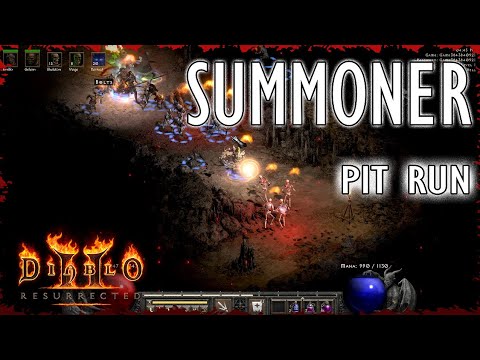 Summon Necromancer - Pit Run - Diablo 2 Resurrected