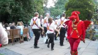 preview picture of video 'Cardiff Morris dance Room for Cuckolds in Pentyrch. 16th July 2013.'