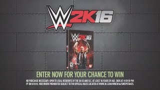 Enter the WWE 2K16 Sweepstakes and Win a Free Trip to WrestleMania 32!