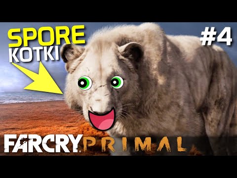 FAR CRY Primal Gameplay PL PC [#4] DUŻE KOTKI Drapią... + SIKAJĄ na mnie...