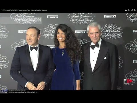"PIRELLI CALENDAR 2014" Gala Dinner Party Milan by Fashion Channel