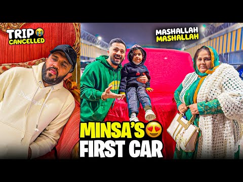 Minsa Family bought their First Car Mashallah😍Road trip cancelled😭