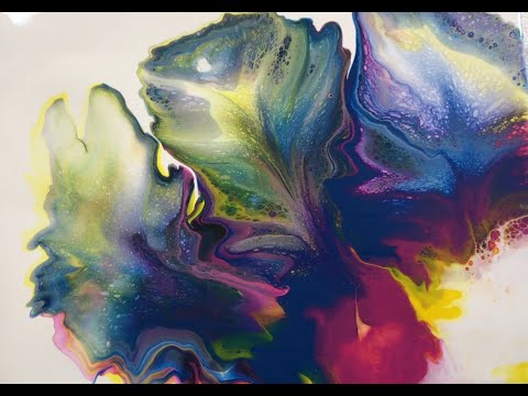 (360) Dutch Pour ~ Testing Rick's Mix Pouring Paints ~ Acrylic Fluid Painting