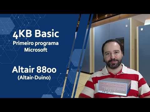 4KB Basic no Altair 8800 (primeiro software microsoft)