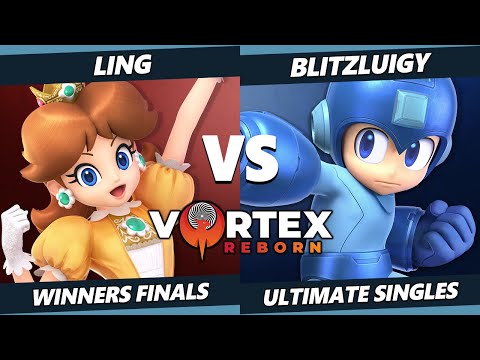 Vortex Legends 18 Winners Finals - BlitzLuigy (Mega Man) Vs. Ling (Daisy) SSBU Ultimate Tournament