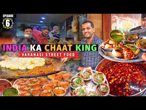 India's Best 7-COURSE CHAT Feast at Kashi Chat !! Thandai + Paan & Tiranga Barfi in VARANASI 🇮🇳