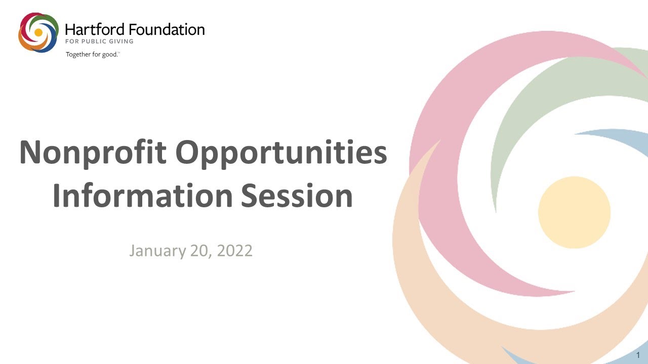 2022 Nonprofit Opportunities Information Session