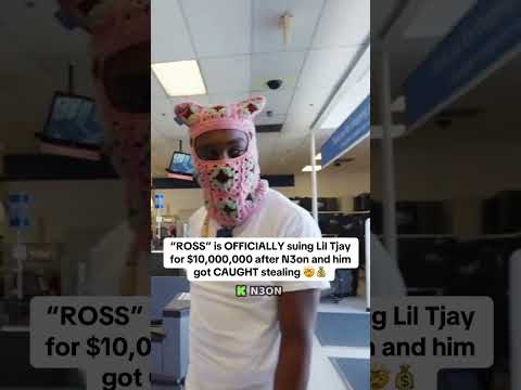“ROSS” is OFFICIALLY suing Lil Tjay for $10,000,000 after CAUGHT 😯 #n3on #liltjay
