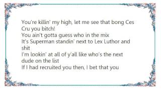 Ces Cru - Phineas Gage Lyrics