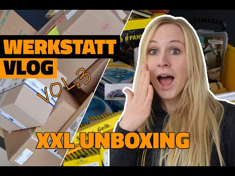 Unboxing XXL - Werkstatt-Erstausstattung steht!