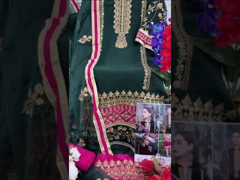 Zaha Aaliya Vol-1 Georgette Wholesale Pakistani Suits Catalog – product video thumbnail