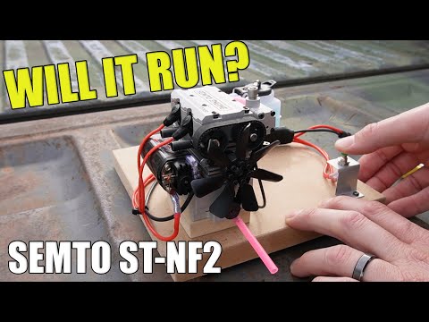 WILL IT RUN?!?! SEMTO MODEL ST-NF2 Nitro 4 Stroke 2 Cylinder Engine