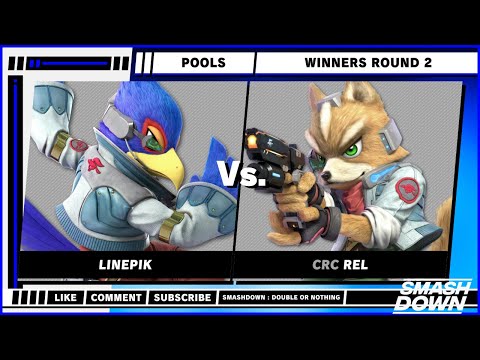 SmashDown : Double or Nothing - Pools - Winners Round 2 - Linepik (Falco) VS Rel (Fox) - SSBU