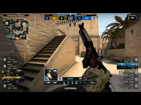 KENSI 1vs2 CLUTCH - OG VS FORZE - ESL Pro League Season 14 - CSGO