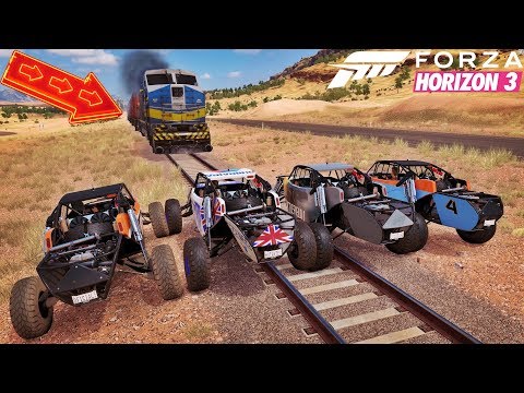 Forza Horizon 3 - Racha Insano Na Linha Do Trem - GoPro ‹ ZoiooGamer ›