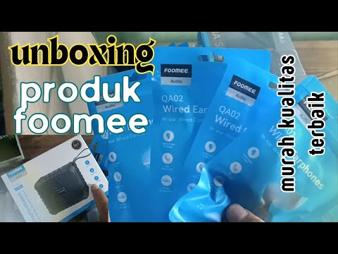 UNBOXING PAKET SHOPEE PRODUK FOOMEE TERBARU | Murah Terlaris