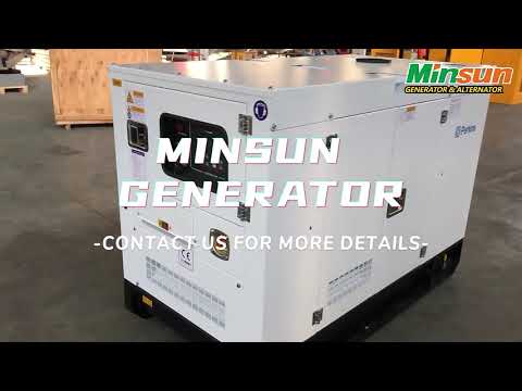 Minsun generator/30kva silent type perkins 1103A-33G diesel generator