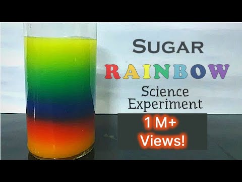 How to Make Sugar Rainbow | Easy Science Experiment | Science Experiments for Kids | Science Project