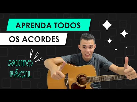 ASSIM SE APRENDE TODOS OS ACORDES O MAIS RÁPIDO POSSÍVEL | AULA DE VIOLÃO PARA INICIANTES