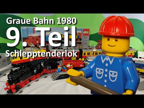 LEGO® 12V Tender Steam Locomotive 7750 as Part 9 of the 1980 Grey Railway Series