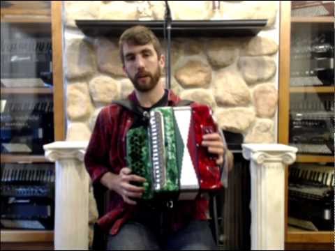 WM571F - Weltmeister Green Red White 34 Key Diatonic FBbEb 12 $1699