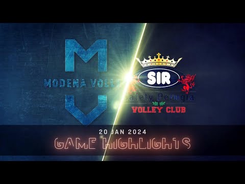 Valsa Group Modena vs. Sir Safety Susa Perugia - VBW - SuperLega - Match Highlights