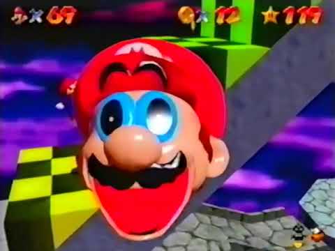 All frames of n64 mario (smg4 mario) in the Rejected Nintendo 64 Commercial! meme