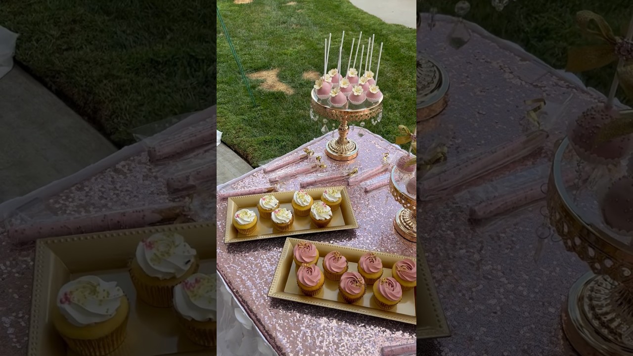 Pink dessert table ideas 😍 🎂🍰🍭🍩🧁🍪🍦#quinceañera #viral