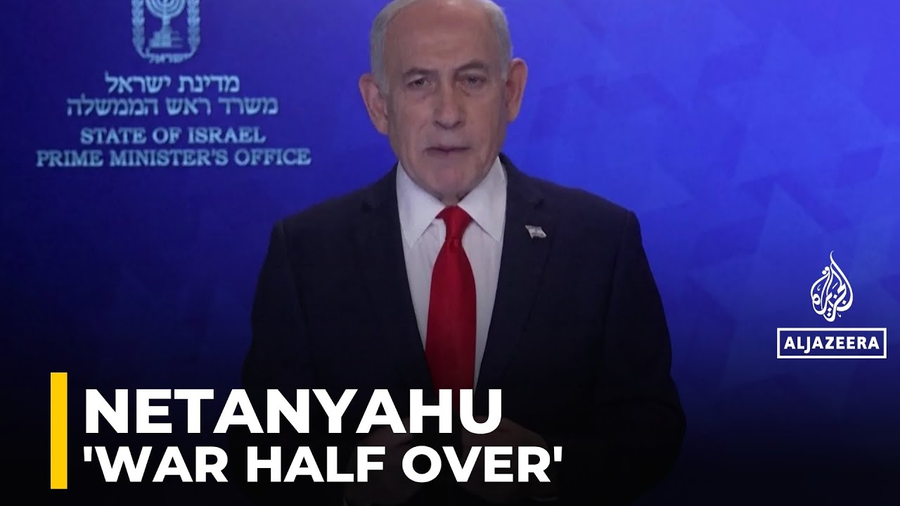 Netanyahu says war ‘beyond halfway point’ as he pursues new regional alliances against Iran