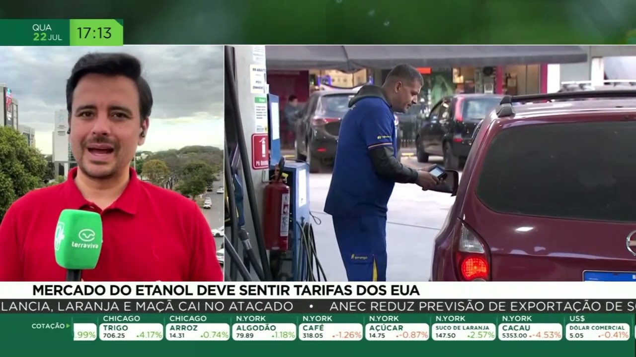 Mercado do etanol deve sentir tarifas dos EUA