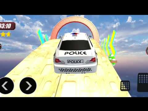 Impossible Police Mega Ramp Car Games - Police Car Racing Stunts 3D - Android Gameplay