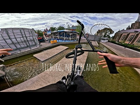 POV BMX Riding in Tilburg, Netherlands