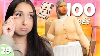 VIEILLESSE ET DÉMÉNAGEMENT *100 baby challenge* EP29 | sims 4
