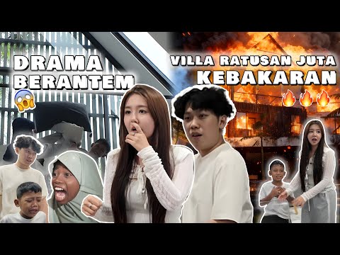 Rama Bakar Villa ! Family Trip Bareng Lilis Rama BERANTEM !! mau pulang aja..