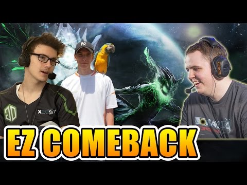 Miracle- & BadMan Dota 2 [OD - Slardar] vs BuLLDog - EASY COMEBACK