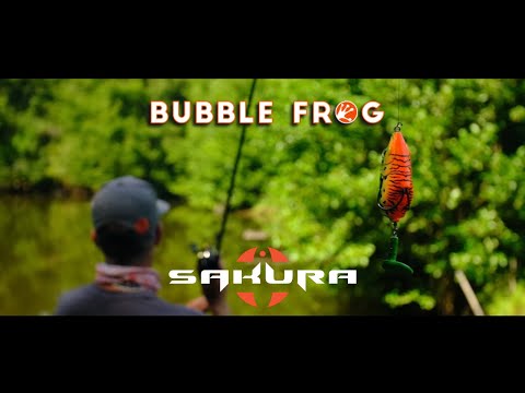 Vobler Sakura Bubble Frog 70F 7cm 19.5g BP Brown Pike