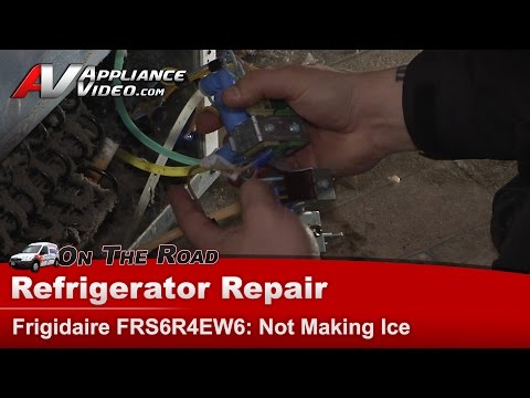 Frigidaire Refrigerator Repair - Not Getting Water - Solenoid Valve
